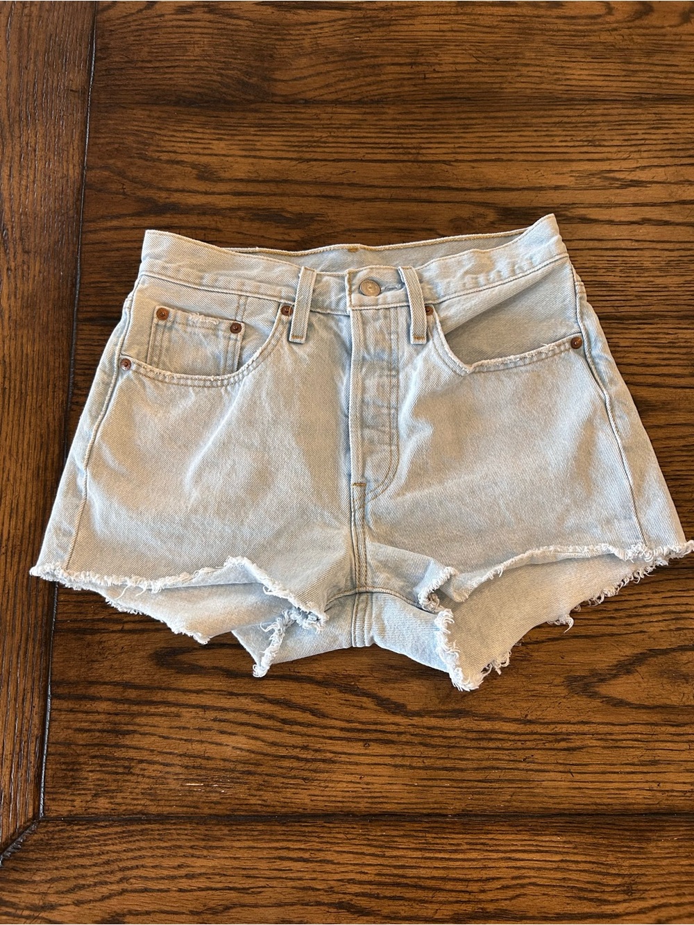Levi's 501 100% cotton Water<Less denim cutoff shorts